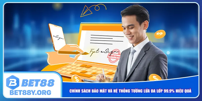 Chính sách bảo mật và hệ thống tường lửa đa lớp 99.9% hiệu quả