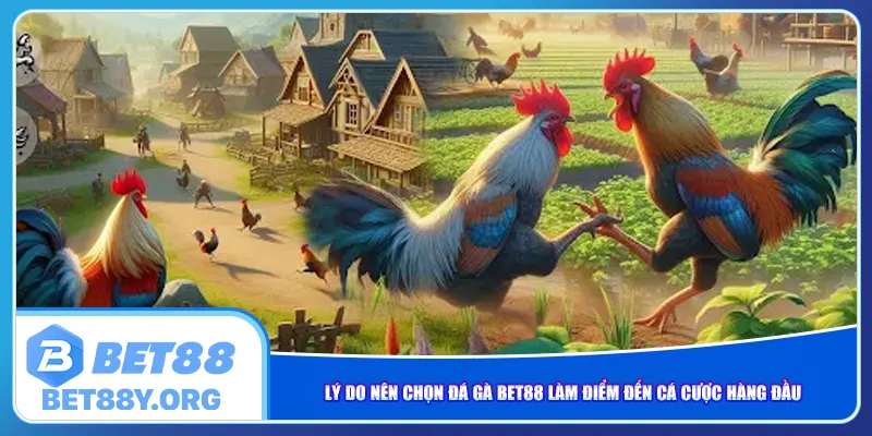 Lý do nên chọn Đá gà Bet88 làm điểm đến cá cược hàng đầu