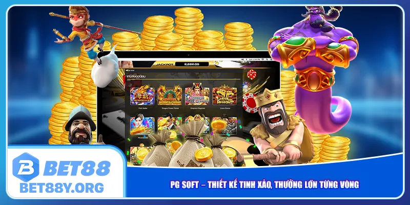 PG Soft – Thiết kế tinh xảo, thưởng lớn từng vòng