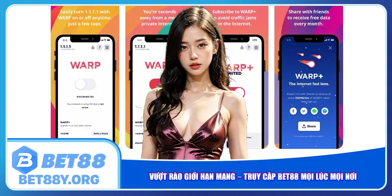 Vượt rào giới hạn mạng – Truy cập Bet88 mọi lúc mọi nơi
